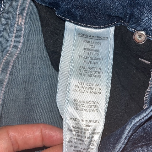 Good American Good Legs Crop High Waist Skinny Jeans Blue260 0 / 25 - Picture 8 of 8